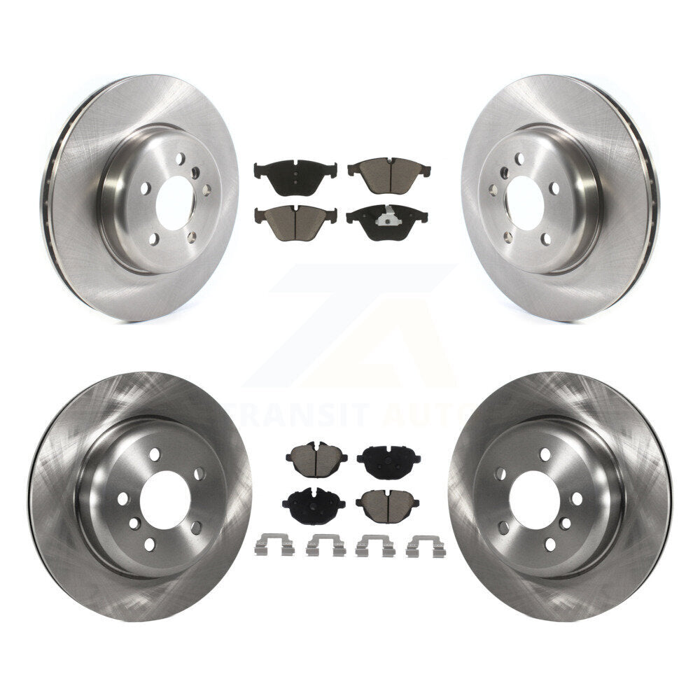 Brake Rotor & Ceramic Pad Front Rear Kit For BMW 535i xDrive 535d ActiveHybrid 5