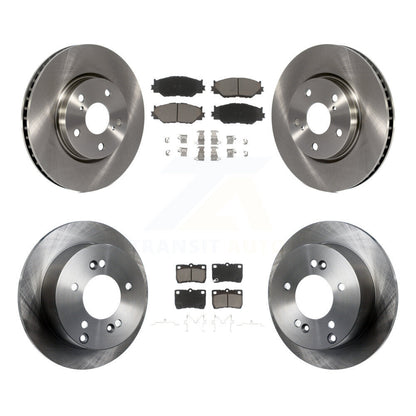 Disc Brake Rotors And Ceramic Pads Front Rear Kit For Lexus IS250