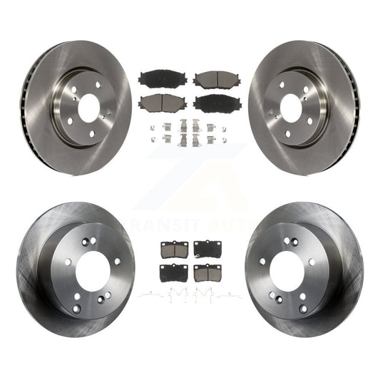 Disc Brake Rotors And Ceramic Pads Front Rear Kit For Lexus IS250