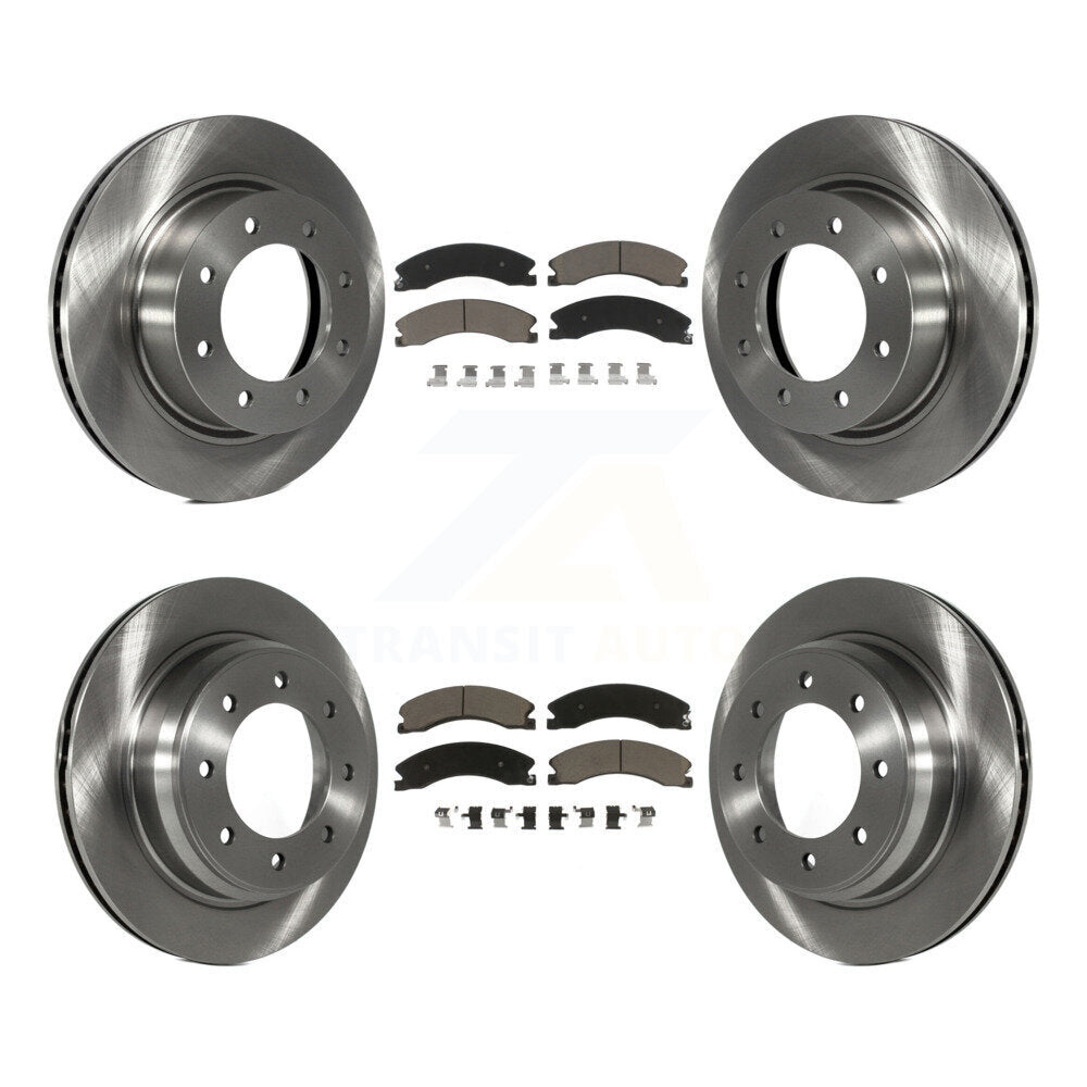 Brake Rotor Ceramic Pad Front Rear Kit For 2012-2021 Nissan NV2500 NV3500 NV1500