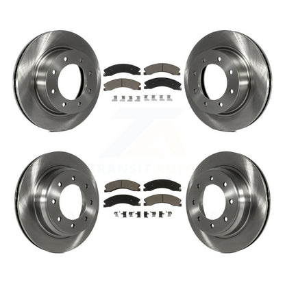 Brake Rotor Ceramic Pad Front Rear Kit For 2012-2021 Nissan NV2500 NV3500 NV1500