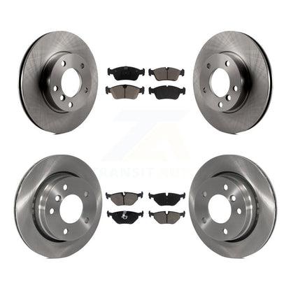 Disc Brake Rotors And Ceramic Pads Front Rear Kit For BMW 323i 328i 323Ci