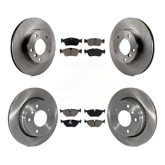 Disc Brake Rotors And Ceramic Pads Front Rear Kit For BMW 323i 328i 323Ci
