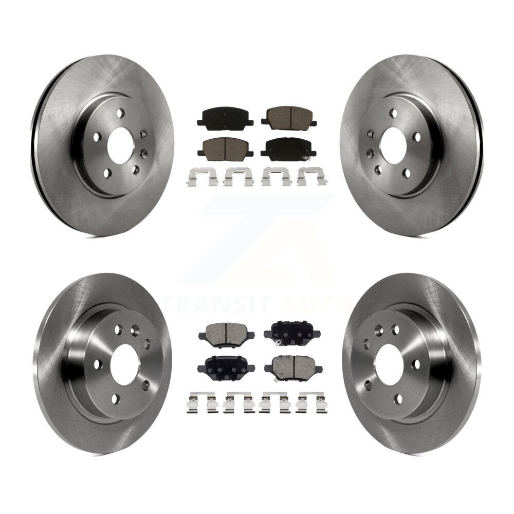 Disc Brake Rotors And Ceramic Pad Front Rear Kit For Buick Encore Chevrolet Trax