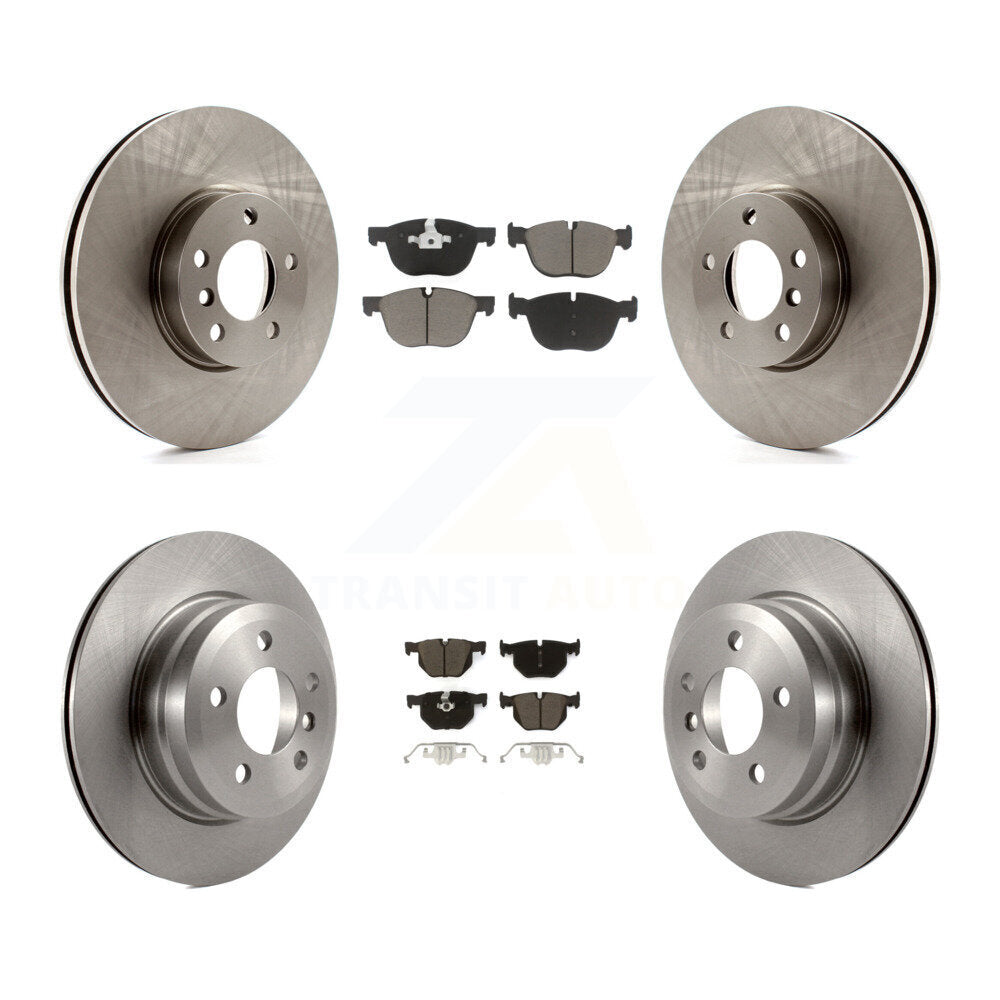 Disc Brake Rotors And Ceramic Pads Front Rear Kit For BMW X5 X6