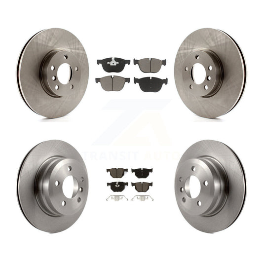 Disc Brake Rotors And Ceramic Pads Front Rear Kit For BMW X5 X6