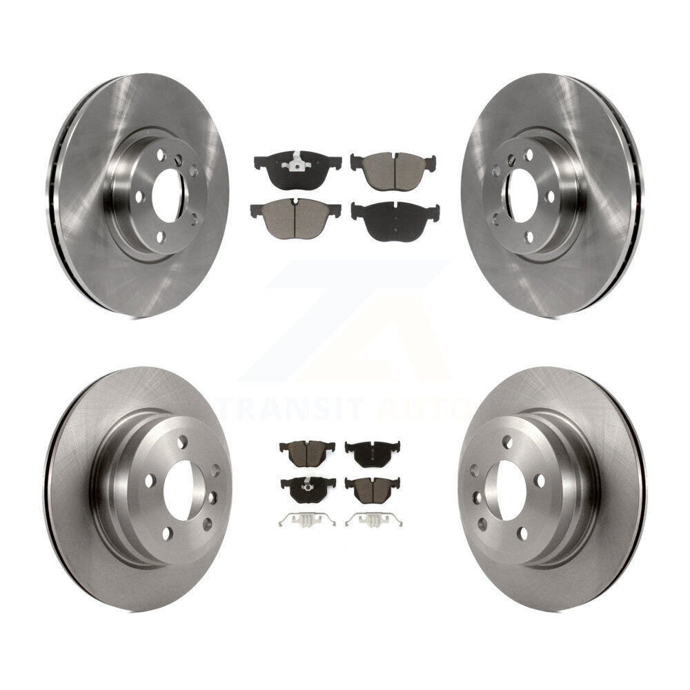 Disc Brake Rotors And Ceramic Pads Front Rear Kit For BMW X5 X6