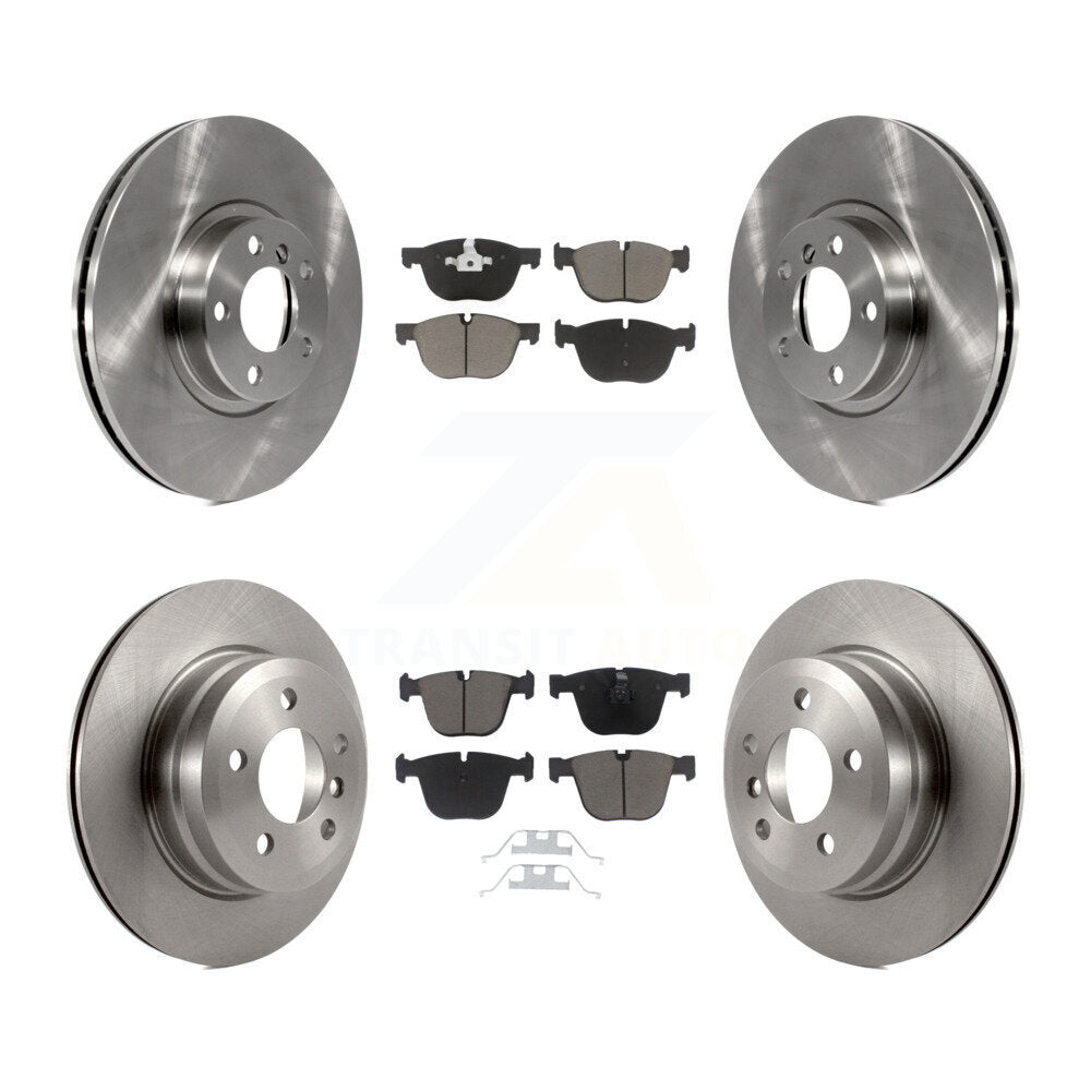 Disc Brake Rotor Ceramic Pad Front Rear Kit For 2009 BMW X6 xDrive35i From 10 08