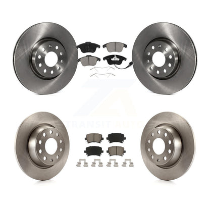Brake Rotor And Ceramic Pad Front Rear Kit For Volkswagen Tiguan Audi Q3 Quattro