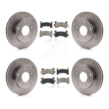 Disc Brake Rotors Ceramic Pad Front Rear Kit For Cadillac Eldorado Buick Riviera
