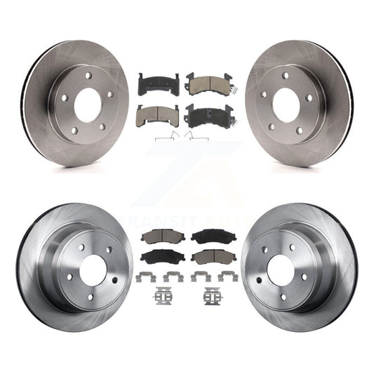 Brake Rotor And Ceramic Pad Front Rear Kit For 1997 Chevrolet S10 GMC Sonoma 4WD