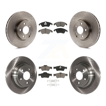 Disc Brake Rotors And Ceramic Pads Front Rear Kit For Mercedes-Benz E250