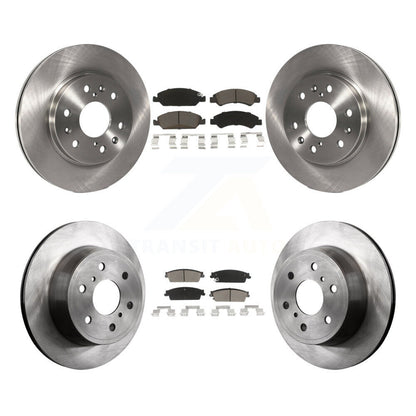 Brake Rotor & Ceramic Pad Front Rear Kit For Chevrolet GMC Sierra 1500 Silverado