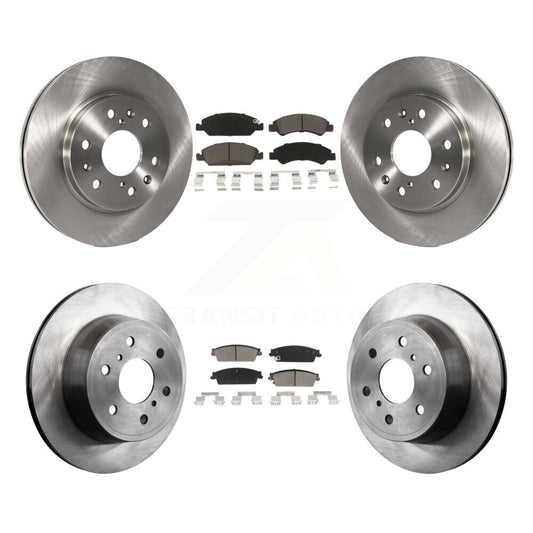 Brake Rotor & Ceramic Pad Front Rear Kit For Chevrolet GMC Sierra 1500 Silverado