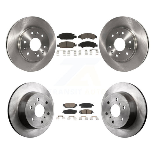 Brake Rotor & Ceramic Pad Front Rear Kit For GMC Chevrolet Sierra 1500 Silverado