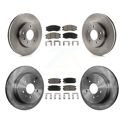 Brake Rotor Ceramic Pad Front Rear Kit For Chevrolet Equinox Pontiac Torrent Vue