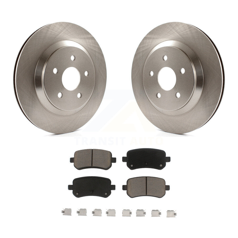 Brake Rotors & Ceramic Pad Rear Kit For 2004-2007 Ford Freestar Mercury Monterey