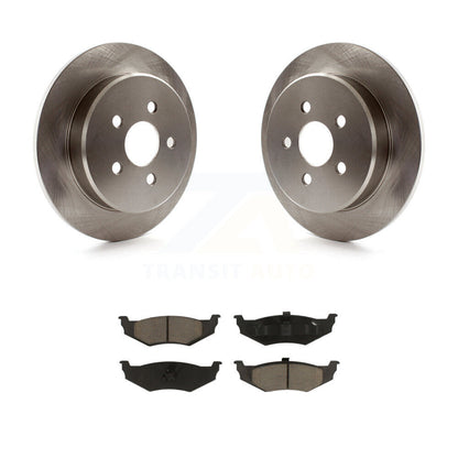 Disc Brake Rotors And Ceramic Pads Rear Kit For Chrysler PT Cruiser Dodge Neon