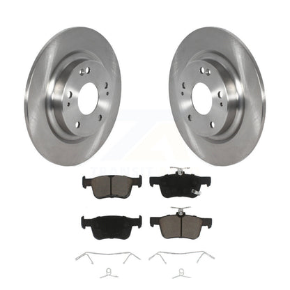 Disc Brake Rotors And Ceramic Pads Rear Kit For Honda Civic