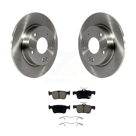 Disc Brake Rotors And Ceramic Pads Rear Kit For Honda Civic Insight