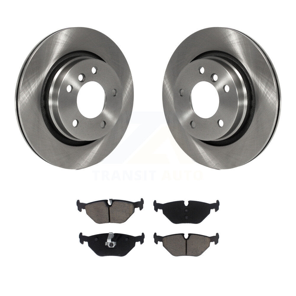 Brake Rotors Ceramic Pad Rear Kit For BMW 325i 325Ci 328i 323Ci 323i 328is 328Ci