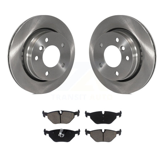 Disc Brake Rotors And Ceramic Pads Rear Kit For BMW 320i 323i 328i 323Ci
