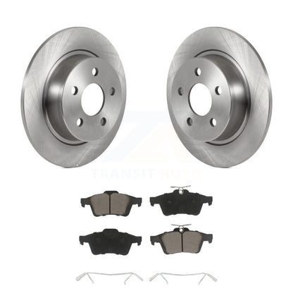 Disc Brake Rotors And Ceramic Pads Rear Kit For Ford Transit Connect