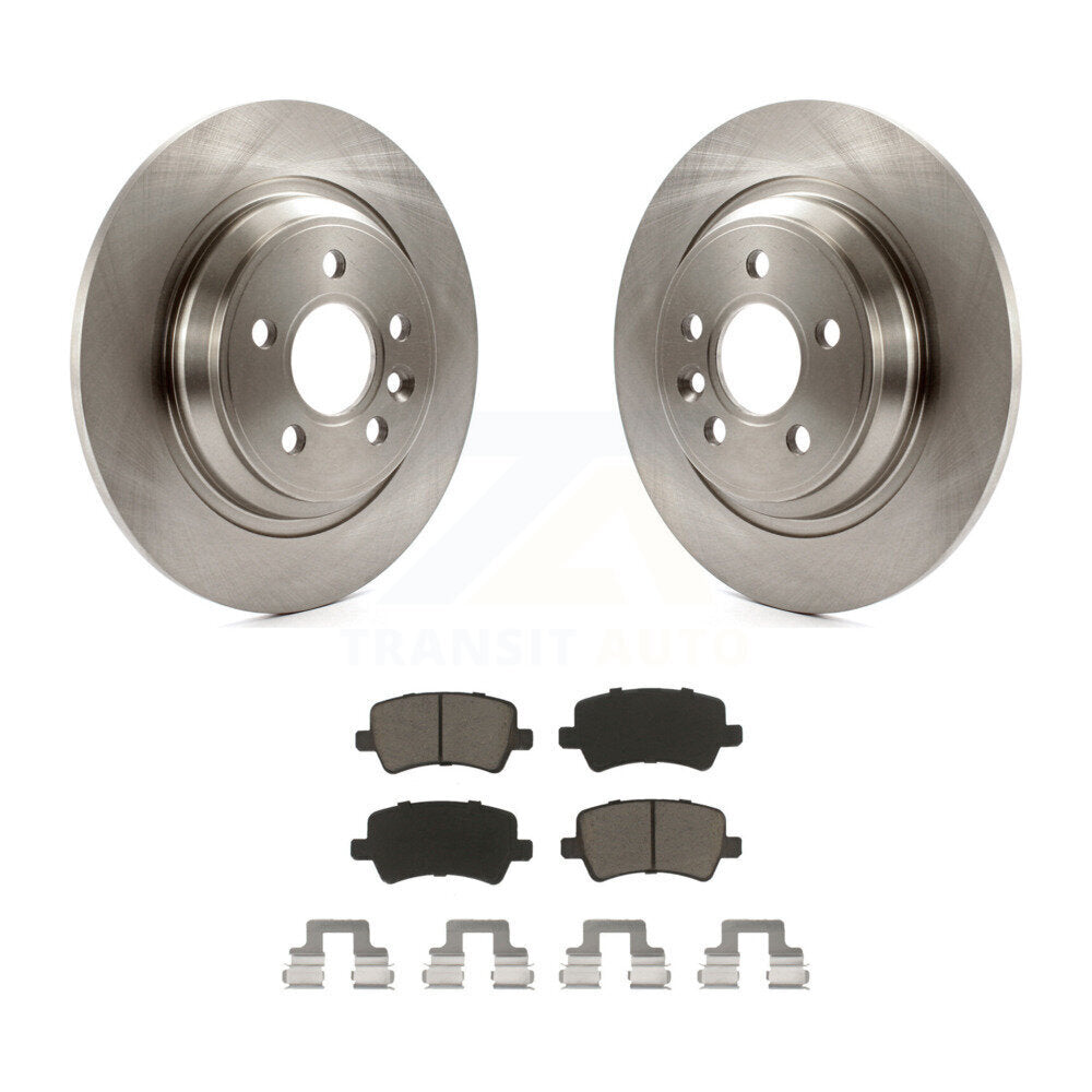 Brake Rotors & Ceramic Pad Rear Kit For Volvo XC70 S60 V60 S80 Cross Country V70