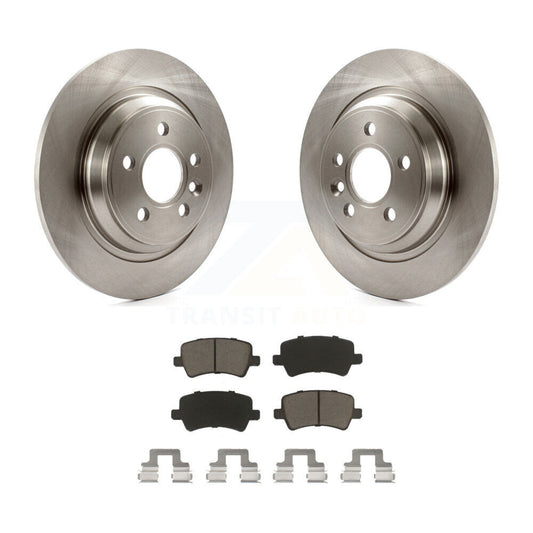 Brake Rotors & Ceramic Pad Rear Kit For Volvo XC70 S60 V60 S80 Cross Country V70