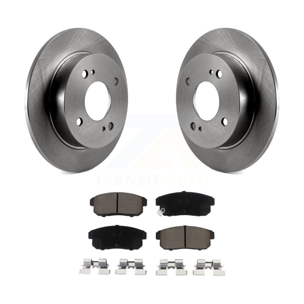 Disc Brake Rotors And Ceramic Pads Rear Kit For Nissan Sentra INFINITI G20
