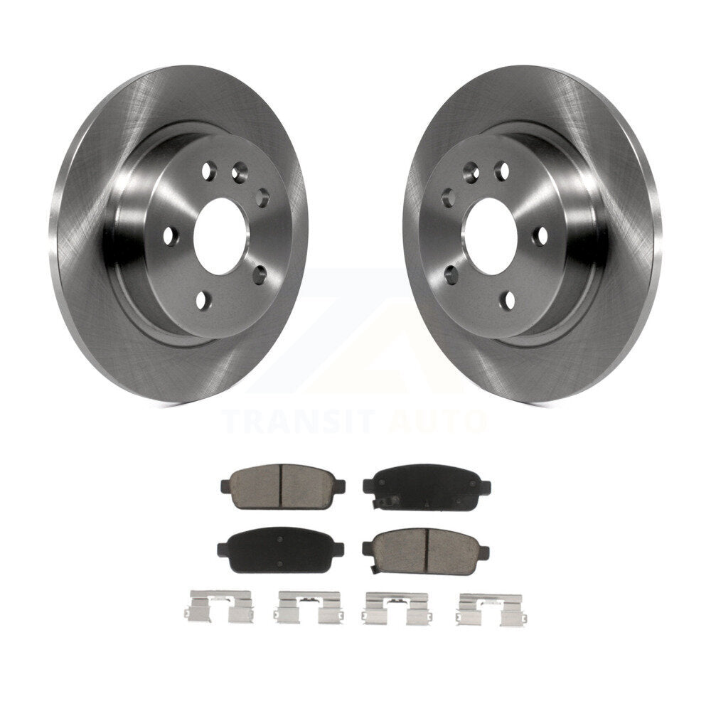 Brake Rotor And Ceramic Pad Rear Kit For Chevrolet Cruze Trax Buick Encore Sonic