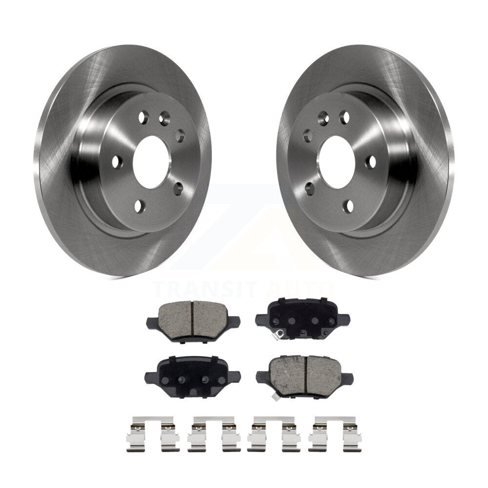 Disc Brake Rotors Ceramic Pad Rear Kit For 2018-2022 Buick Encore Chevrolet Trax