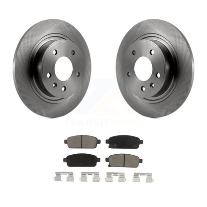 Brake Rotor & Ceramic Pad Rear Kit For Chevrolet Cruze Buick Verano Orlando Volt