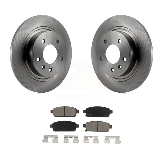 Brake Rotor & Ceramic Pad Rear Kit For Chevrolet Cruze Buick Verano Orlando Volt