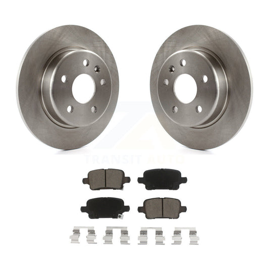 Disc Brake Rotors And Ceramic Pads Rear Kit For Chevrolet Cruze Bolt EV Volt EUV