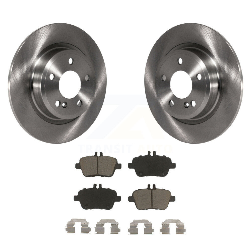Brake Rotor Ceramic Pad Rear Kit For Mercedes-Benz GLA250 CLA250 B250 INFINITI B