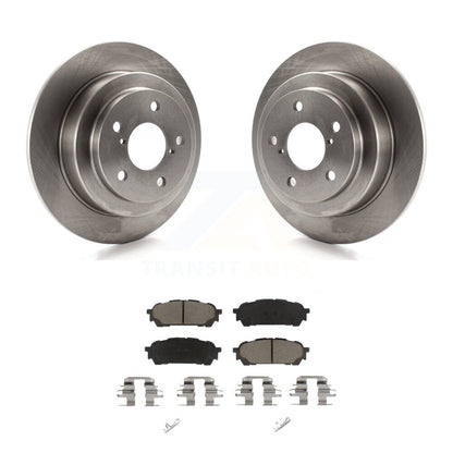 Disc Brake Rotors And Ceramic Pad Rear Kit For Subaru Impreza Forester Saab 9-2X