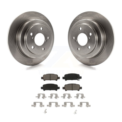 Disc Brake Rotors And Ceramic Pads Rear Kit For Subaru Forester Impreza