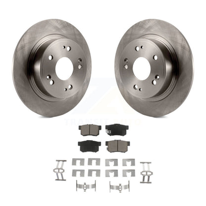 Disc Brake Rotors And Ceramic Pads Rear Kit For Honda Accord Acura ILX