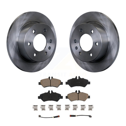 Disc Brake Rotor Ceramic Pad Rear Kit For Sprinter 2500 Mercedes-Benz Dodge 3500