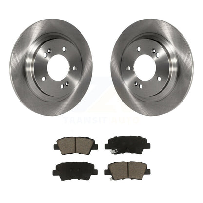 Brake Rotor Ceramic Pad Rear Kit For Hyundai Kia Sonata Elantra GT Forte5 Optima