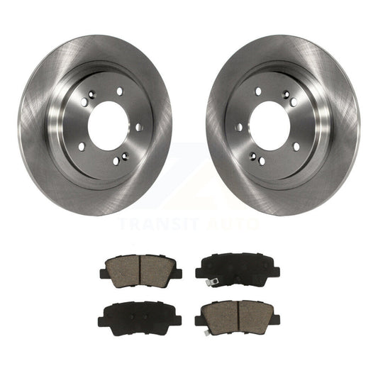 Brake Rotor Ceramic Pad Rear Kit For Hyundai Kia Sonata Elantra GT Forte5 Optima