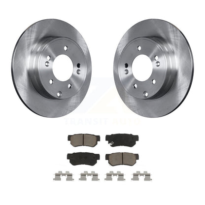Disc Brake Rotors And Ceramic Pads Rear Kit For Hyundai Sonata 3.3L
