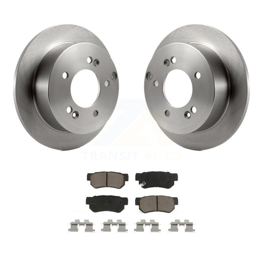 Brake Rotor & Ceramic Pad Rear Kit For Hyundai Tucson Kia Sportage Sonata Optima