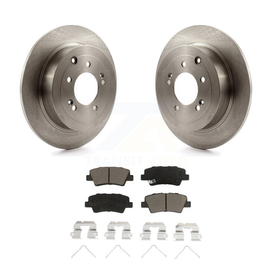 Disc Brake Rotors And Ceramic Pads Rear Kit For Hyundai Tucson Kia Sportage