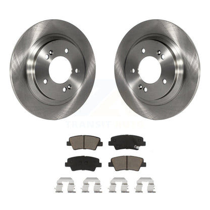 Disc Brake Rotors And Ceramic Pads Rear Kit For Hyundai Sonata Azera