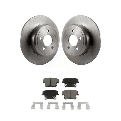 Disc Brake Rotors Ceramic Pad Rear Kit For Dodge Charger Chrysler 300 Challenger