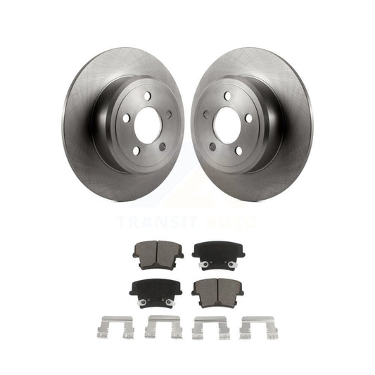 Disc Brake Rotors Ceramic Pad Rear Kit For Dodge Charger Chrysler 300 Challenger