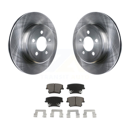 Disc Brake Rotors Ceramic Pad Rear Kit For Dodge Charger Chrysler 300 Challenger