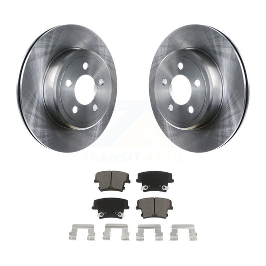 Disc Brake Rotors Ceramic Pad Rear Kit For Dodge Charger Chrysler 300 Challenger